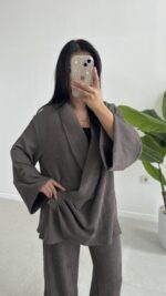 Carley İkili Takım - Gri - Görsel 2