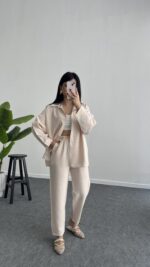 Look Tensel İkili Takım - Ekru - Görsel 6