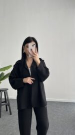 Look Tensel İkili Takım - Siyah - Görsel 7