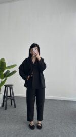 Look Tensel İkili Takım - Siyah - Görsel 6