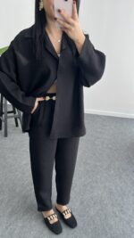 Look Tensel İkili Takım - Siyah - Görsel 5