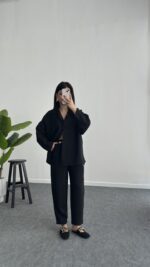 Look Tensel İkili Takım - Siyah - Görsel 2