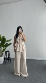 Venedik İkili Takım - Ekru - Görsel 3