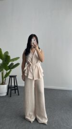 Venedik İkili Takım - Ekru - Görsel 5