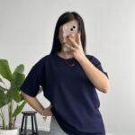 Esila Basic Modal Tişört - Lacivert