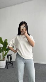 Esila Basic Modal Tişört - Beyaz