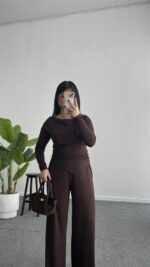 Marsila Drapeli Takım - Acı Kahve - Görsel 5