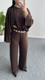 Venüs Takım Pelerinli  - Acı kahve - Görsel 5