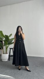 Polina Yelek Etek İkili Takım - Siyah - Görsel 7