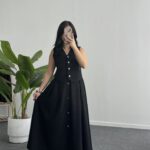 Polina Yelek Etek İkili Takım - Siyah