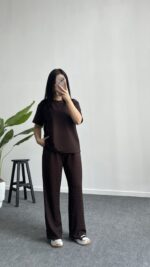 Yuri Taşlı Modal Takım - Kahve - Görsel 8