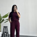 Yuri Taşlı Modal Takım - Bordo