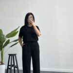 Yuri Taşlı Modal Takım - Siyah