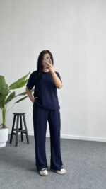 Yuri Taşlı Modal Takım - Lacivert - Görsel 8