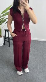 Tiffany Modal Takım - Bordo - Görsel 3