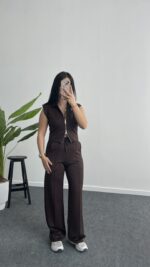 Tiffany Modal Takım - Kahve - Görsel 3