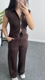 Tiffany Modal Takım - Kahve - Görsel 6