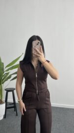 Tiffany Modal Takım - Kahve - Görsel 5