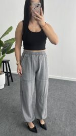 Odiss Kargo Pantolon - Gri - Görsel 3