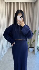 Losa Lacivert İkili Takım - Görsel 4