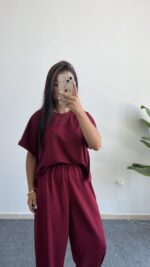 Moon Modal Takım - Bordo - Görsel 3