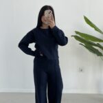 Palton Selanik İkili Takım - Lacivert