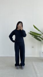 Palton Selanik İkili Takım - Lacivert - Görsel 5