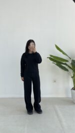 Palton Selanik İkili Takım - Siyah - Görsel 6