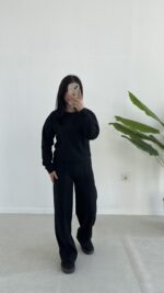 Palton Selanik İkili Takım - Siyah - Görsel 5