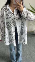 Pattaya Keten Gömlek - Kahve - Görsel 4