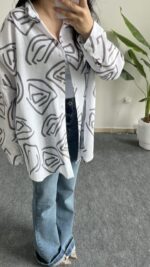 Pattaya Keten Gömlek - Kahve - Görsel 7