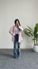 Pattaya Keten Gömlek - Turuncu