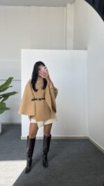 Solera Buklet Kemerli Panço - Camel - Görsel 2