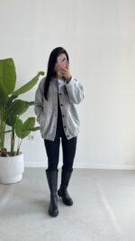 Westo Kaşe Bomber Ceket - Gri