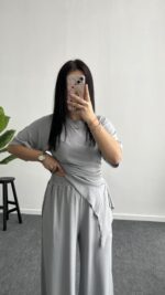 Vivien Buzzy Takım - Gri - Görsel 7