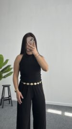 Paris Şalvar Takım - Siyah - Görsel 6