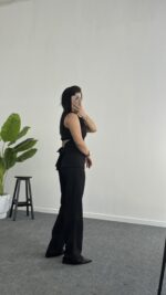 Ruby Sırt Detaylı Takım - Siyah - Görsel 3