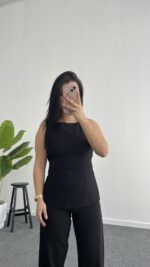 Ruby Sırt Detaylı Takım - Siyah - Görsel 4