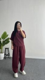 Bloom Tensel Takım - Bordo - Görsel 8
