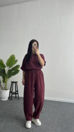Bloom Tensel Takım - Bordo