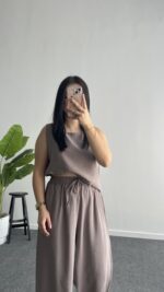 Lucia Tensel Takım - Vizon - Görsel 6