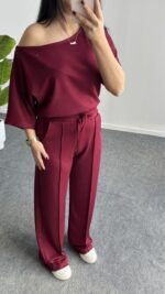 Sorel Modal Takım - Bordo - Görsel 6