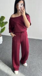 Sorel Modal Takım - Bordo - Görsel 3