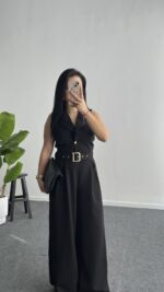 Lura Kemerli Tulum - Siyah - Görsel 6