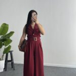 Lura Kemerli Tulum - Bordo