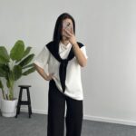 Sofya Bağlama Detaylı Takım - Siyah