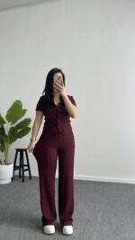 Misa İkili Takım - Bordo - Görsel 3