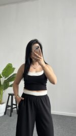 Milas Garnili Modal Takım - Siyah - Görsel 5