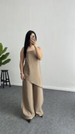 Calein Ayarlanabilir Askılı Takım - Haki - Görsel 3