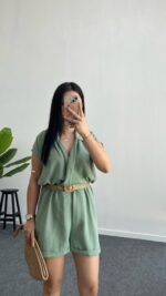 Jeny Keten Tulum - Mint Yeşili - Görsel 2